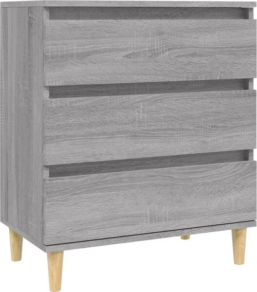 Komoda sivý dub sonoma 60x35x70 cm spracované drevo