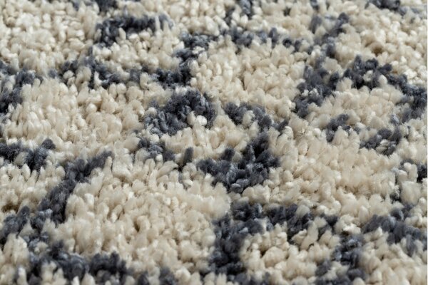 Dywany Łuszczów , Kusový koberec Berber Agadir G0522 cream and grey kruh, 120x120 (priemer) kruh, béžová, chodba / predsieň