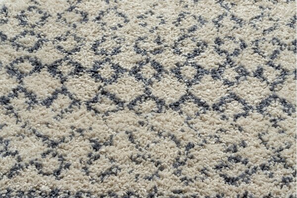 Dywany Łuszczów , Kusový koberec Berber Agadir G0522 cream and grey kruh, 120x120 (priemer) kruh, béžová, chodba / predsieň