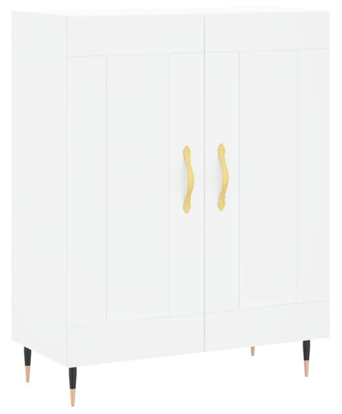 Komoda biela 69,5x34x90 cm kompozitné drevo