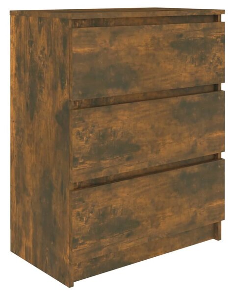 Komoda dymový dub 60x35x76 cm spracované drevo