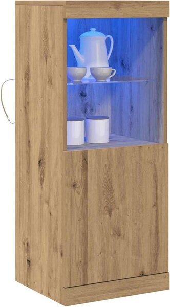 LED komoda Remeselný dub 41 x 37 x 100 cm Kompozitné drevo