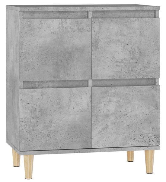 Komoda betónovo sivá 60x35x70 cm spracované drevo