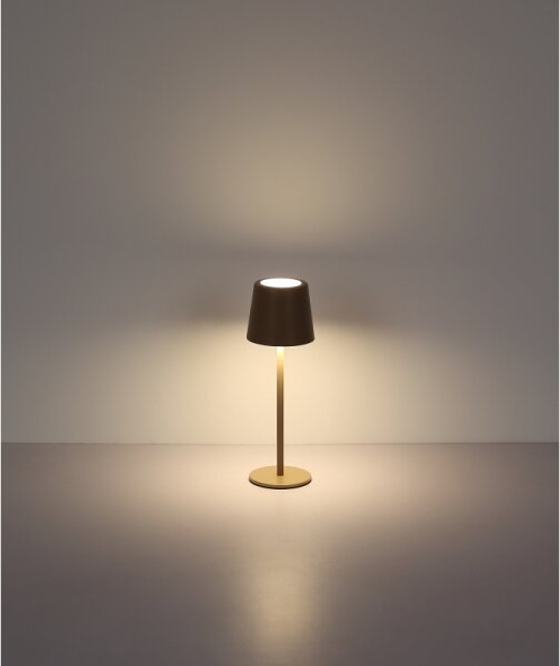 Globo 58482S-LED stmievateľná stolná lampa VAN. 12W/5V 2200mAh IP44 krém