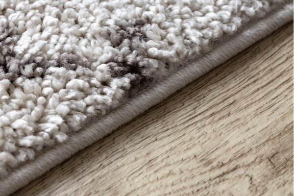 Dywany Łuszczów, Behúň Berber Fez cream, 60x200, biela, obývacia izba