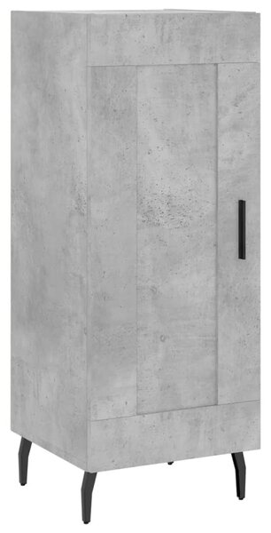 Komoda betónovo sivá 34,5x34x90 cm spracované drevo