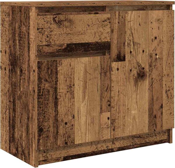 Komoda so zásuvkou, staré drevo 71x35x65 cm, kompozitné drevo