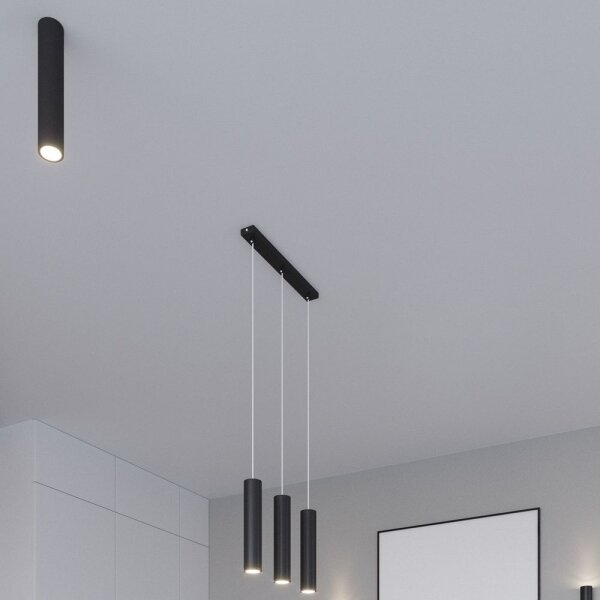 Sollux SL.0436 - Bodové svietidlo LAGOS 1xGU10/10W/230V čierna