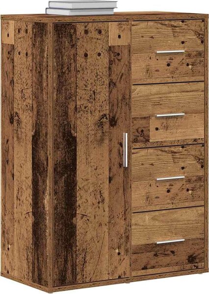 Servírovacia skriňa so zásuvkou Staré drevo 60 x 31 x 84 cm