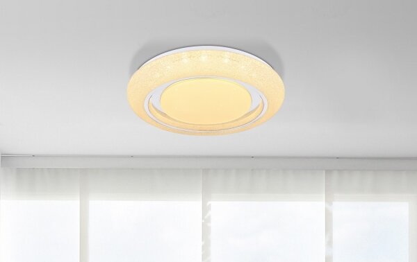 Globo 483111-28SH - LED stmievateľné stropné svietidlo RADA LED/28W/230V + diaľkové ovládanie