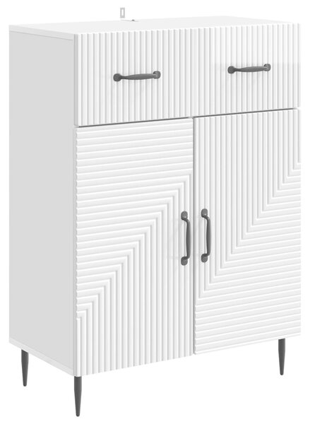 Servírovacia skriňa Biela s vysokým leskom 66 x 34,5 x 89,5 cm