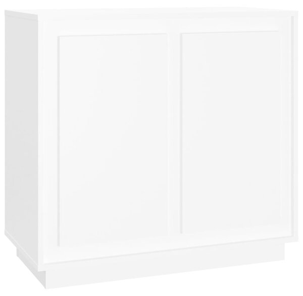 Komoda biela 80x34x75 cm kompozitné drevo