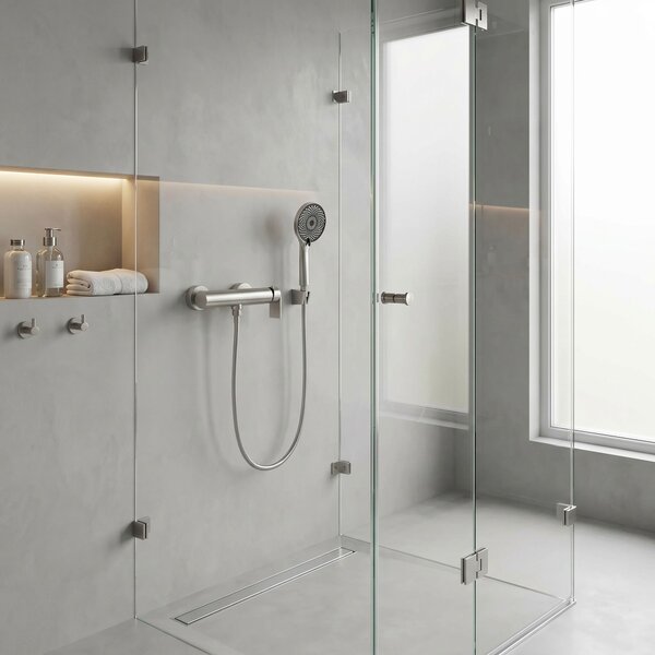 Sprchová batéria Rea Hunter Brushed Nickel