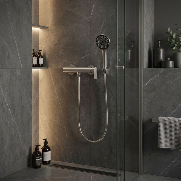 Sprchová batéria Rea Hunter Brushed Nickel