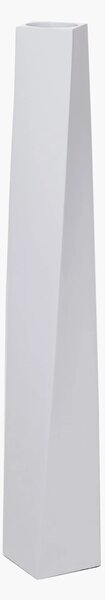 Váza HYDRON, sklolaminát, výška 80 cm, biely
