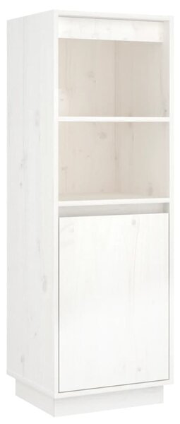 Komoda biela 37x34x110 cm masívna borovica
