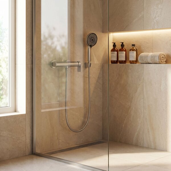 Sprchová batéria Rea Hunter Brushed Nickel