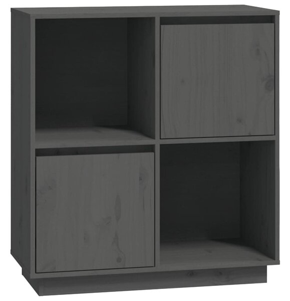 Komoda sivá 74x35x80 cm borovicový masív