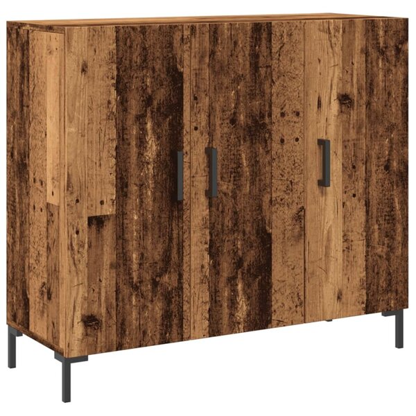 Komoda staré drevo 90x34x80 cm kompozitné drevo