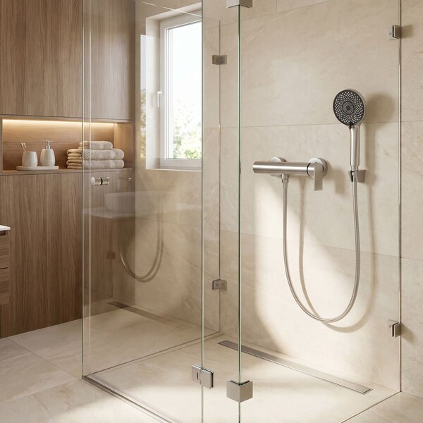Sprchová batéria Rea Hunter Brushed Nickel
