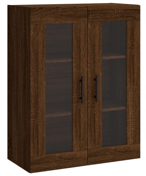 Nástenná skrinka hnedý dub 69,5x34x90 cm