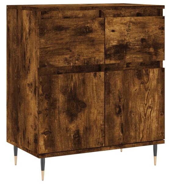 Komoda dymový dub 60x35x70 cm spracované drevo