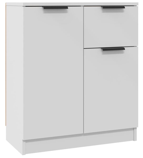 Komoda biela 60x30x70 cm spracované drevo