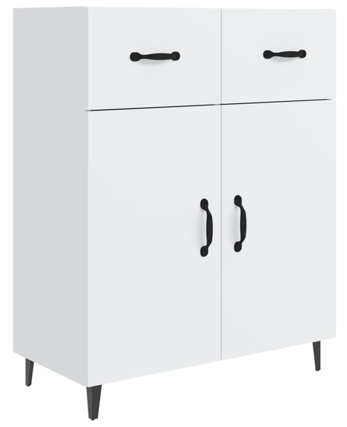 Komoda biela 69,5x34x90 cm kompozitné drevo