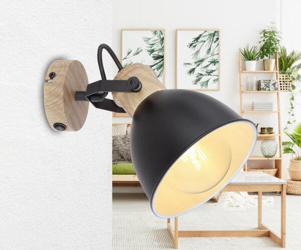 Globo 54018-1S - Nástenné bodové svietidlo WIHO 1xE27/40W/230V