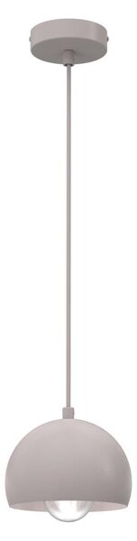 Závesné svietidlo SOOL na lanku 1xE27/15W/230V, priemer 15 cm, krémové