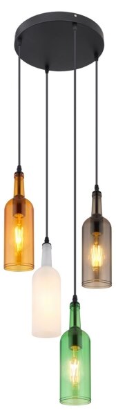 Globo 28048-4H - Luster na lanku LEVITO 4xE27/8W/230V
