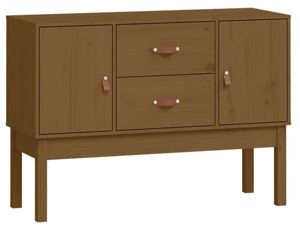 Komoda medovo-hnedá 110x40x78 cm borovicový masív