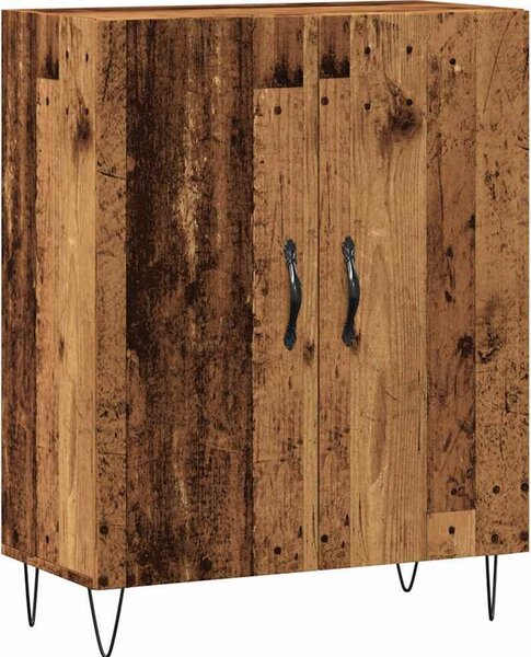 Komoda staré drevo 69,5x34x90 cm kompozitné drevo