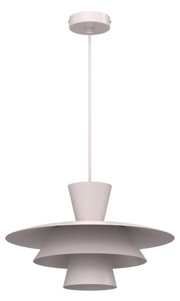 Luster na lanku PLATO 1xE27/15W/230V krémový