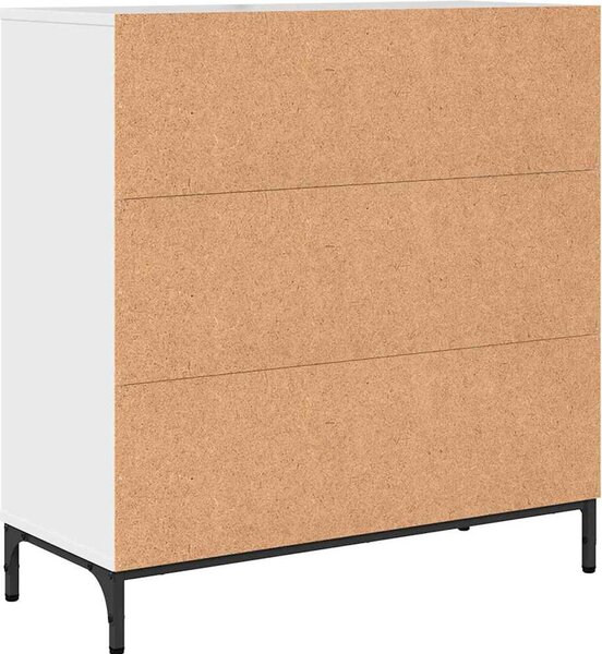 Servírovacia skriňa Vysoký lesk bielej 79,5 x 33 x 82 cm