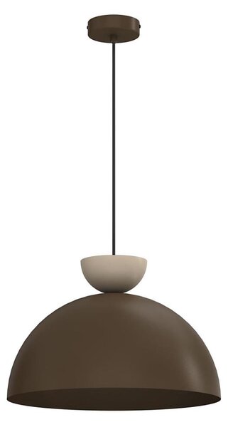 Luster na lane NEVIS 1xE27/15W/230V pr. 38 cm hnedý