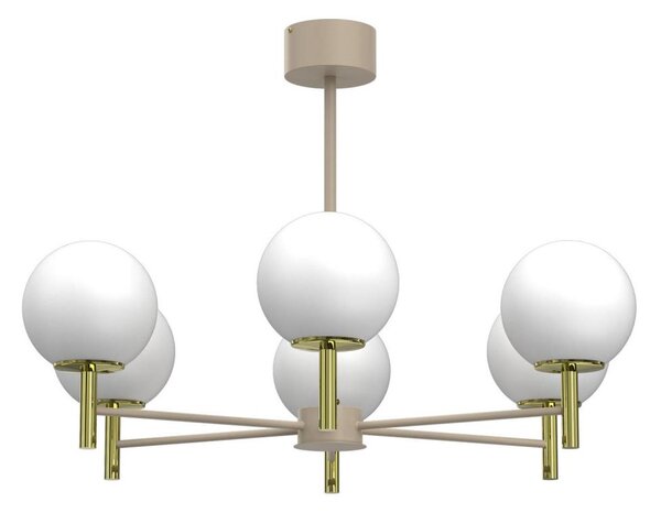Luster na tyči AWINION 6xE27/15W/230V