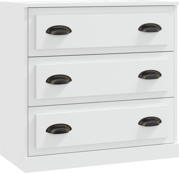 Komoda biela 70x35,5x67,5 cm spracované drevo