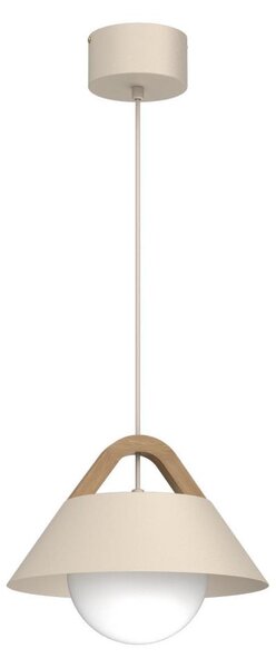 Luster na lanku FUNDA 1xE27/15W/230V béžový