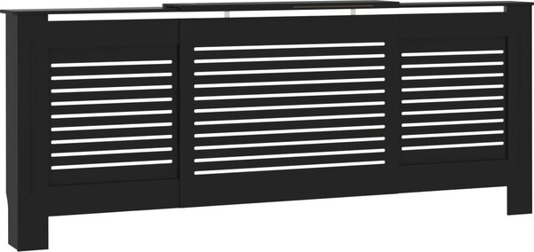 Kryt na radiátor čierny 205 cm MDF