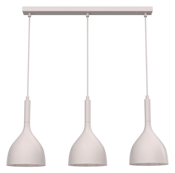Luster na lanku NOAK 3xE27/15W/230V krémový
