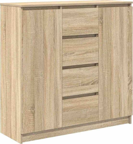 Komoda so zásuvkami dub sonoma 100,5x35x98,5cm kompozitné drevo
