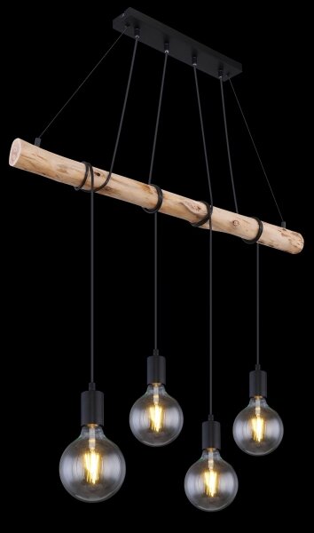Globo 15439-4 - Luster na lanku AUSTON 4xE27/60W/230V