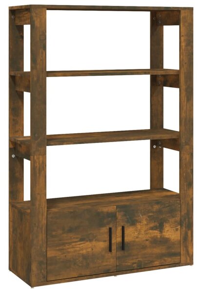 Komoda dymový dub 80x30x119,5 cm spracované drevo