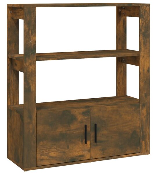Komoda dymový dub 80x30x90 cm spracované drevo