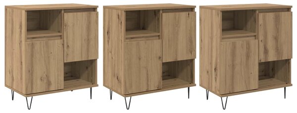 Servírovacia skriňa 3 pcs Remeselný dub 60 x 35 x 70 cm