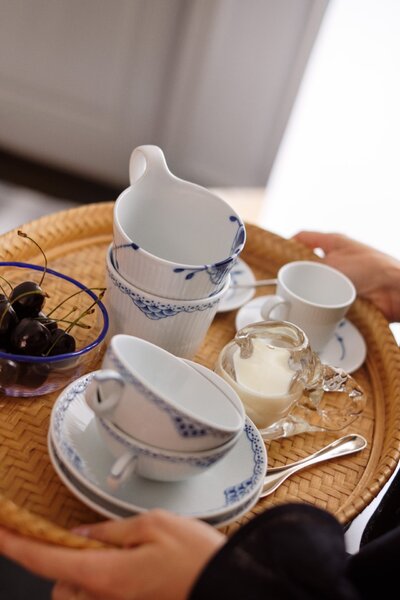 Porcelánový hrnček Blue Fluted Mega 330 ml