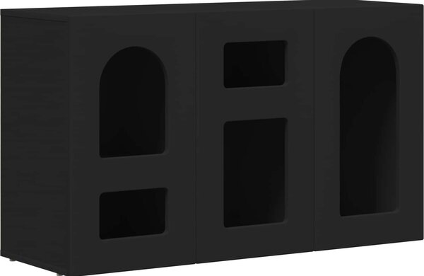 Servírovacia skriňa Čierna 100 x 35 x 59 cm Kompozitné drevo
