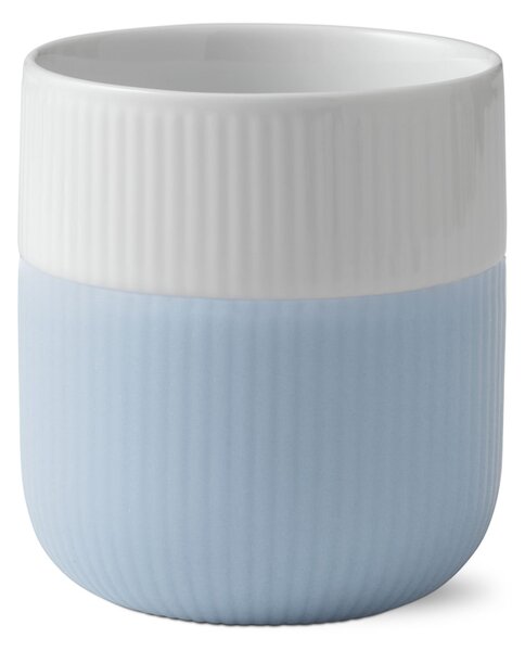 Porcelánový hrnček Fluted Contrast Dove Blue 350 ml