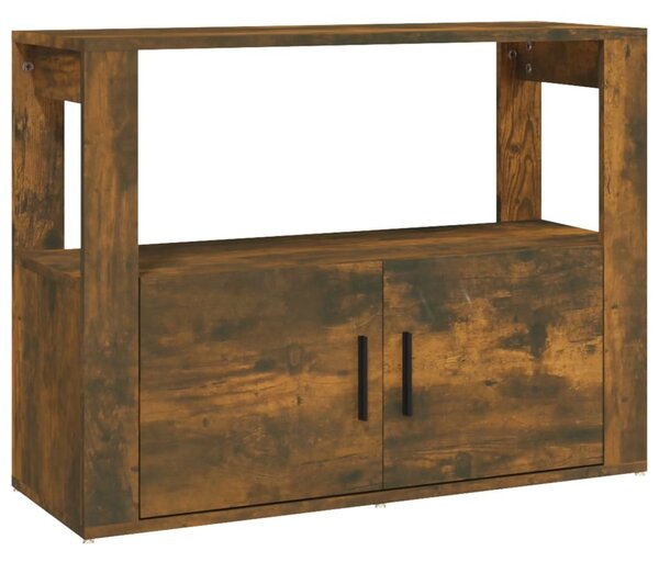 Komoda dymový dub 80x30x60 cm spracované drevo